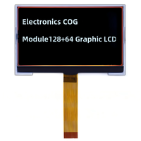 Module LCD COG 128x64 FSTN, écran à port série de 3,5 pouces avec fond noir et caractères blancs