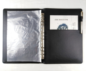 Chất lượng tốt nhất đa chức năng A4 PVC danh mục đầu tư chất kết dính thư mục tùy chỉnh logo dập nổi tài liệu chủ tập tin Bag với bìa da - Product Image 2