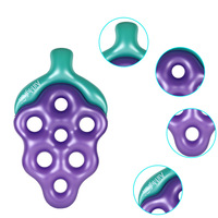 Lit flottant gonflable en forme de raisin, directement de l'usine - Rangée flottante à bas prix pour adultes, utilisation en eau