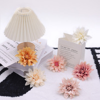 Bunga Dahlia Buatan 12cm Grosir, Kepala Bunga Sutra Dekoratif DIY