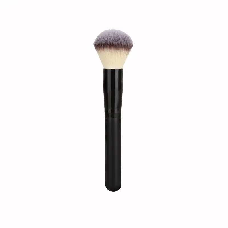 Single Black Wooden Handle Large Size Loose Powder Foundation Brush Cosmetic Brush Blusher Brush