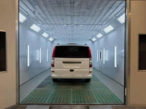 Cabine <span class=keywords><strong>de</strong></span> peinture automobile professionnelle à flux croisé, avec ventilateur LED à faible consommation et faible bruit, panneau ignifuge, pour séchage <span class=keywords><strong>de</strong></span> carrosserie automobile - Product Image 5