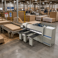 Scie à panneaux CNC automatique à structure KDT, logiciel d'optimisation, servomoteur, ordinateur, haute vitesse, pour la découpe du bois