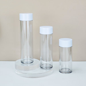 Long Grand Stylo Bouteille 30ml 40 ml 50ml 60ml 100ml Distribuer Vitamine Pilule Clair PET En Plastique Tube Pot Conteneur pour <span class=keywords><strong>Capsule</strong></span> Solide - Product Image 3