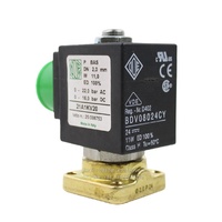 Katup Solenoid Kuningan ODE Flens 21A1KV20 2 Arah Aksi Langsung Normal Tertutup 8W 12W 14W Mesin Kopi Kompresor Udara WOG FKM