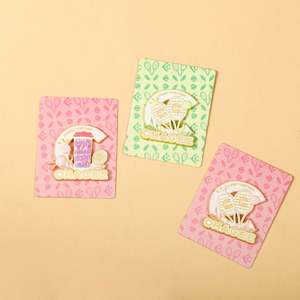 Aimants de réfrigérateur en métal personnalisés, cadeaux sur le thème du thé au lait et du café avec motifs gravés, cadeaux magnétiques en métal pour réfrigérateur - Product Image 4