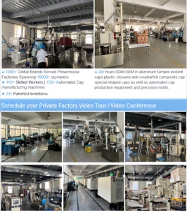 Cierre de Aluminio de Grado Alimenticio Personalizable Más Vendido con Revestimiento de PE para Botellas de Vino, Vodka y Whisky - Product Image 6