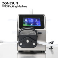 ZONESUN ZS-FS240P automatique pompe péristaltique forme verticale facile déchirure ouverture Sachet boissons énergisantes liquide remplissage scellage Machine
