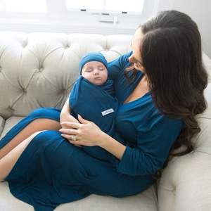 Robes d'<span class=keywords><strong>allaitement</strong></span> bio et lange en bambou pour maman <span class=keywords><strong>Robe</strong></span> <span class=keywords><strong>de</strong></span> maternité et couvertures pour bébé <span class=keywords><strong>Robe</strong></span> <span class=keywords><strong>de</strong></span> maternité en fibre <span class=keywords><strong>de</strong></span> bambou bio - Product Image 2