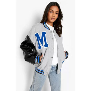 Wholesale Custom <b>Women</b> Varsity <b>Jackets</b> OEM Manufacturer Wholesale College <b>Women</b> Baseball <b>Jackets</b> for Winter Wear Customized - Product Image 5
