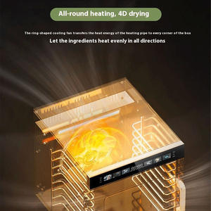 Deshidratador de Alimentos de Acero Inoxidable BDM-8, 12 Bandejas, Control Digital, Pantalla Táctil de Temperatura, 1200W, Secador de Frutas - Product Image 3