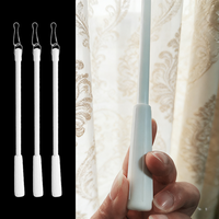 Bâton de rideau en fibre de verre de 9,5 mm, ruban de danse en fibre de verre de haute qualité, mât de drapeau en fibre de verre
