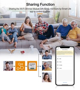 2025 actualización 2 canales Wifi o Zigbee interruptor de luz temporizador Tuya Smart Wifi y módulo de interruptor ZigbeeDimmer - Product Image 4