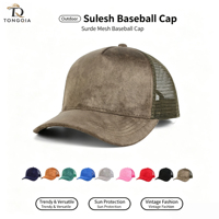 Gorra Trucker Premium de 5 Paneles, 100% Poliéster, con Logotipo Personalizado, Bordado 3D, Transpirable, Impermeable, Visera Curva, Diseño de Puntos Frutales
