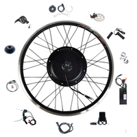 Kit de conversion de vélo électrique à moteur de moyeu sans balais 48V 1000W à bas prix avec écran LCD et accélérateur à pouce, disponible en entrepôt aux États-Unis