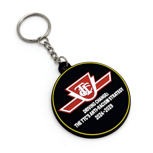 Llavero Promocional de PVC de Goma con Logotipo de Auto en 3D, Llavero de Silicona de PVC con Forma Irregular Personalizada - Product Image 3