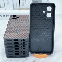 Coque de téléphone BAILI en gros pour Infinix Smart 9/POP10, modèle africain, couleur unie, motif losange, entièrement enveloppante, avec dos magnétique