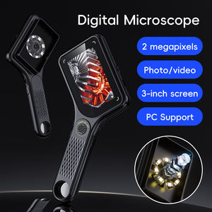 Microscope portable LCD avec objectif autofocus 380, écran IPS 3 pouces, outils de réparation de téléphone, loupe, compatible PC - Product Image 2