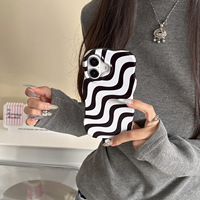 Nouvelle coque de téléphone motif MewWave 2026 pour iPhone 17 Air, 16, 15, 14, 13 Pro Max, 16 Plus et iPhone 16 Pro
