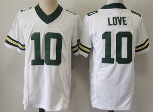 Maglie da Football Americano Green Bay per Uomo, 10 Love 8 Josh Jacobs 9 Watson 1923 Classic 13X F.<span class=keywords><strong>U</strong></span>.<span class=keywords><strong>S</strong></span>.E, Cucite, USA, Verde Blu <span class=keywords><strong>Navy</strong></span> - Product Image 3