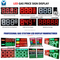 Module d'affichage LED 7 segments à faible consommation d'énergie pour prix du carburant, panneau LED pour prix de l'essence