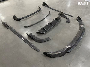 शरीर किट कार्बन फाइबर लुक सामने के होंठ डिफ्यूज़र स्प्लिटर्स साइड स्कर्ट स्पॉइलर पंखों के लिए साइड स्कर्ट स्पॉइलर विंग - Product Image 3