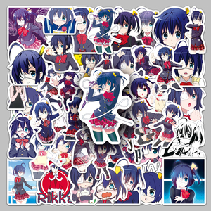 สติกเกอร์ตัวละครอนิเมะทาคานาชิ ริกกะ คุณภาพสูง 50 ชิ้น สำหรับติดตู้เย็นและโต๊ะทำงาน ผลิตจากโรงงาน โปรโมชั่นพิเศษ - Product Image 1