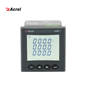 Analizador de Energía Trifásico <span class=keywords><strong>Acrel</strong></span> con Pantalla LCD, Medidor de Panel Inteligente kwh, Medidor de Energía Eléctrica AMC72L-E4/KC <span class=keywords><strong>75</strong></span>*75mm - Product Image 2