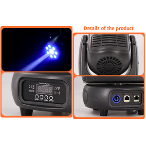 Equipamento De Iluminação De Palco Forestfly Lavagem De Feixe Profissional Movendo A Cabeça Luz - Product Image 4