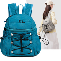 Sac à dos en nylon pour femmes, léger, décontracté, pour le sport, les voyages, petit sac à dos d'extérieur