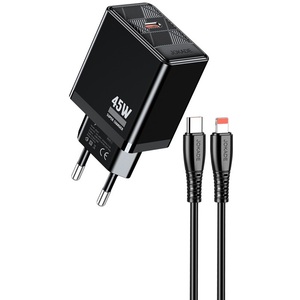 Chargeur rapide Jokade 45W avec câble USB-C pour téléphone, tablette et ordinateur portable - Product Image 1