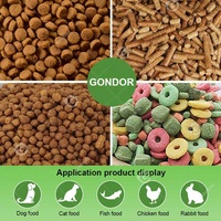 Machine d'extrusion pour la fabrication de granulés d'aliments flottants pour animaux (chats, poissons, chiens) et aliments pour poissons