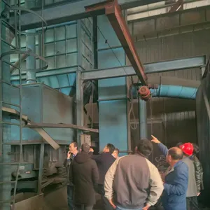 Ligne de production automatique de sable de résine phénolique alcaline pour fonderie d'acier avec une capacité de 5 à 80 tonnes/h