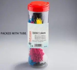 100 шт., пластиковые самоблокирующие нейлоновые кабельные стяжки