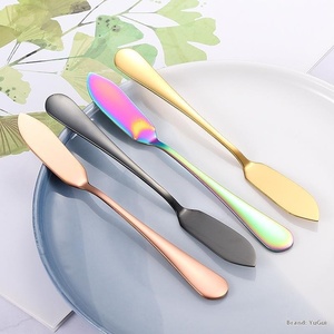 Coltello da Burro in Acciaio Inossidabile 1010 con Manico in Plastica Rinforzato, Lavabile in Lavastoviglie e Utilizzabile nel Microonde, Utensile Monouso per Formaggio, Pane e Crema - Product Image 3