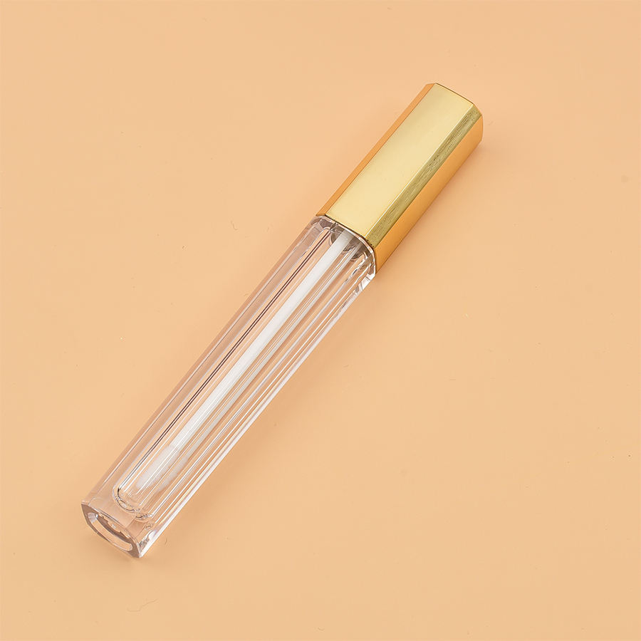 Bouteille transparente dorée