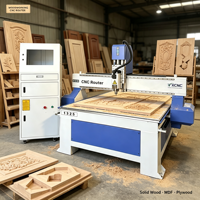 Routeur CNC pour le travail du bois à broche unique avec système d'aspiration pour le traitement du bois, du MDF, de l'acrylique et de la signalétique publicitaire - Moteur à roulement Syntec