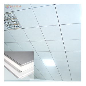 Matériau décoratif intérieur Faux <span class=keywords><strong>plafond</strong></span> <span class=keywords><strong>suspendu</strong></span> en aluminium 600*600 <span class=keywords><strong>Plaques</strong></span> de <span class=keywords><strong>plafond</strong></span> Tuile de <span class=keywords><strong>plafond</strong></span> en métal plat perforé - Product Image 5