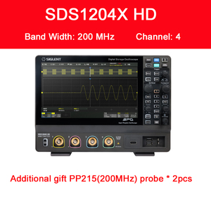 Osciloscopios de Fósforo Súper Brillante de 4 Canales Serie SDS1074X HD / SDS1104X HD/SDS1204X HD de Siglent, Ancho de Banda de 70MHz-200MHz - Product Image 4