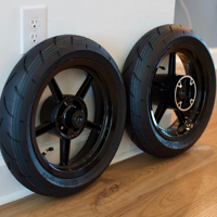 Nuevo juego de llantas todoterreno Kenda Curve de 12 pulgadas para motocicletas eléctricas Tuttio/Yozma, piezas de reacondicionamiento/actualización, listo para enviar