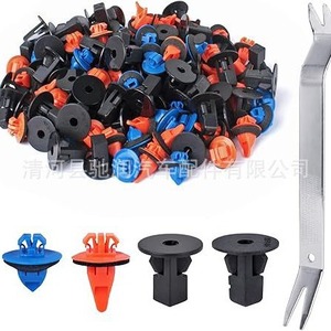 Chirun Auto Parts Car Buckle Clips 120pcs Mixed Color Fasteners For Fender Bumper Repair <b>Kit</b> With <b>Tool</b> - Product Image 1