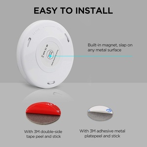 EGH Wireless Round Motion Sensor LED Night Light Battery Powered <b>Cabinet</b> Lamp <b>Bedside</b> Lights for Bedroom Home Closet Lighting - Product Image 4