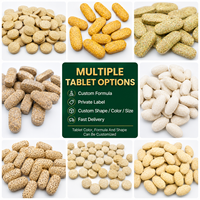 Comprimés de collagène de types 1 et 3 avec vitamine C pour le soutien beauté, fabrication OEM/ODM, formule personnalisée, faible MOQ