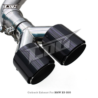 Tubos de Escape Catback de 1.5 mm de Espesor con Acabado Pulido para BMW X5/X6 M40i G05 3.0T 2019-2023, Silenciador de Acero Inoxidable Boska con Válvula
