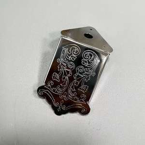 Pont de <span class=keywords><strong>mandoline</strong></span> 8 cordes, plaque de tirage en cuivre métallique argenté pour <span class=keywords><strong>mandoline</strong></span> - Product Image 4