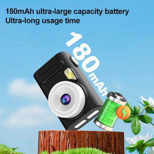 กล้องดิจิตอลขนาดเล็ก Yuniq หน้าจอสี 0.96 นิ้ว เซ็นเซอร์ CMOS ขนาดกะทัดรัด วิดีโอ 4K พร้อมไฟในตัว แบตเตอรี่ 180mAh ซูมออปติคอล 10x-20x มินิดิจิทัล - Product Image 6