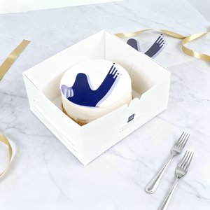 Cajas de pastel de mano gruesas personalizables en varios colores, para fiestas familiares DIY, cajas de pastel de fiesta de baile cúbico usadas - Product Image 4