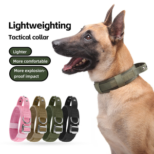 Collier tactique pour chien à poignée rivet réglable vente en gros - Product Image 3