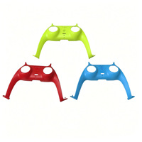 Penggantian Cangkang Housing Lengkap untuk PS5 DualSense BDM-010/020/030/040/050 Cover Merah Gradasi dengan Touchpad D-Pad DIY Perbaikan Modifikasi