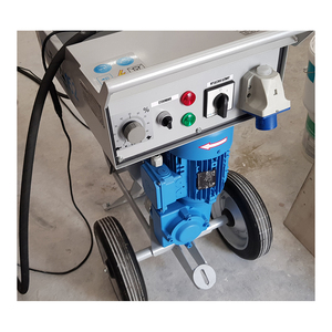 Máquina pulverizadora de mortero Kaleta con bomba de motor y rodamientos, color azul - Product Image 1